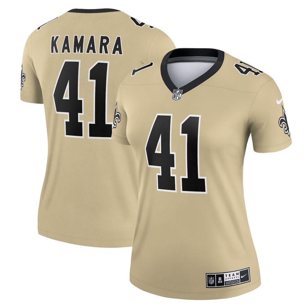 NFL New Orleans Saints (Alvin Kamara) Women's Game Football Jersey.