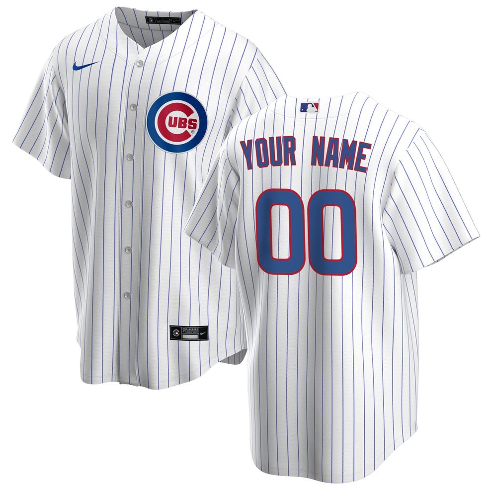 Nike Chicago Cubs Personalized Youth Home Jersey