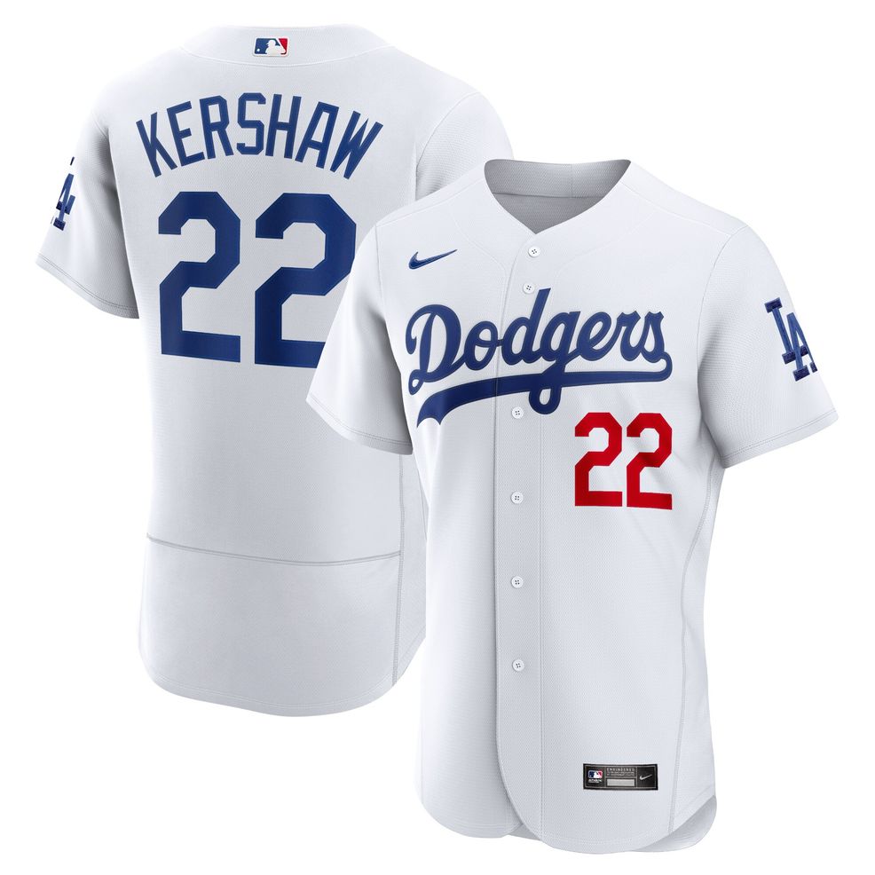 Clayton Kershaw Official Womens Home Jersey