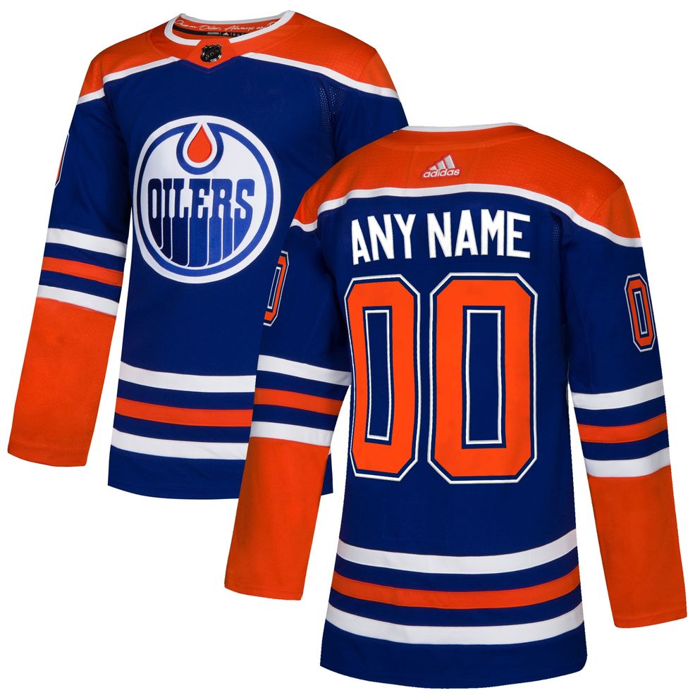 adidas Oilers Home Authentic Jersey - Blue