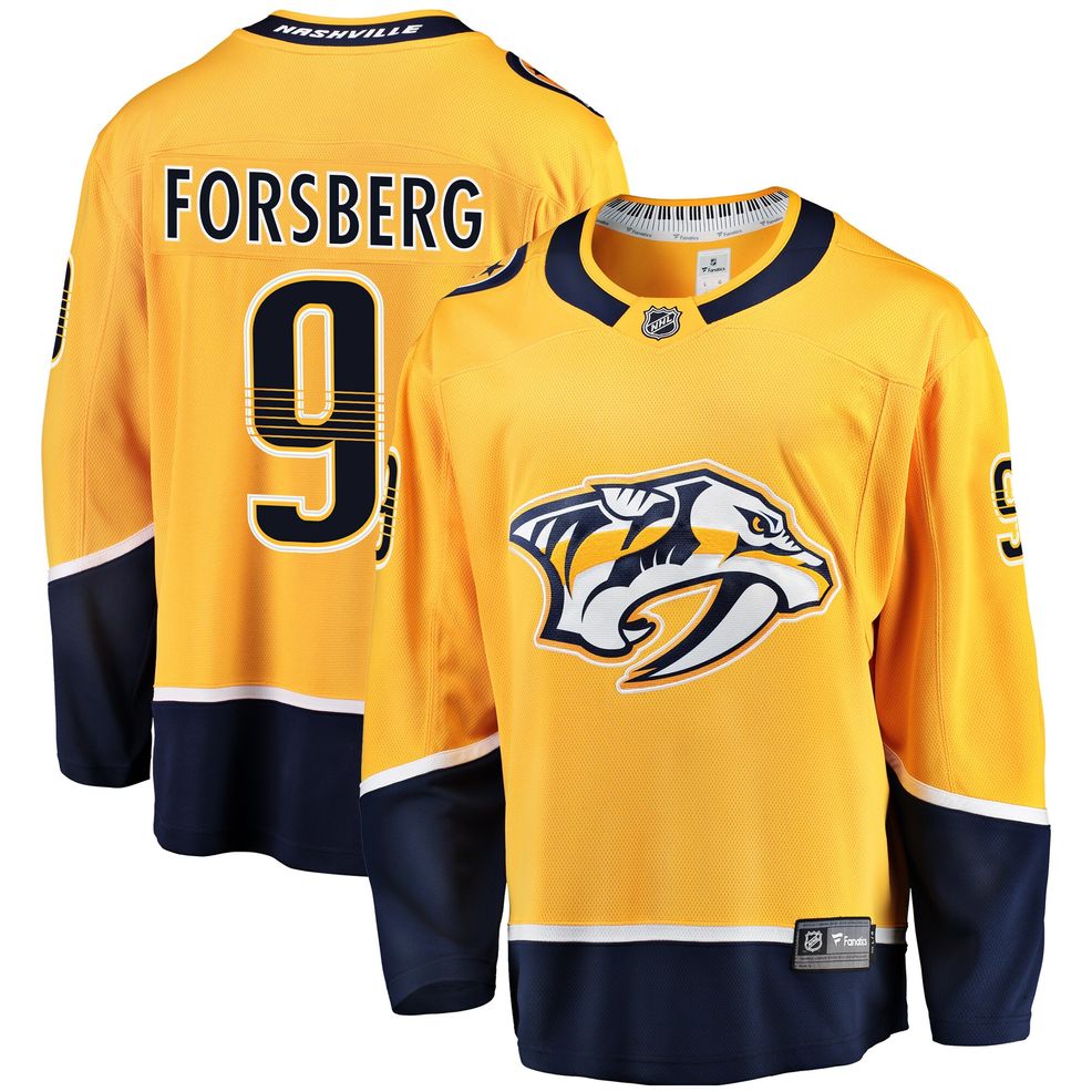 Filip Forsberg Nashville Predators Fanatics Branded 2022 NHL