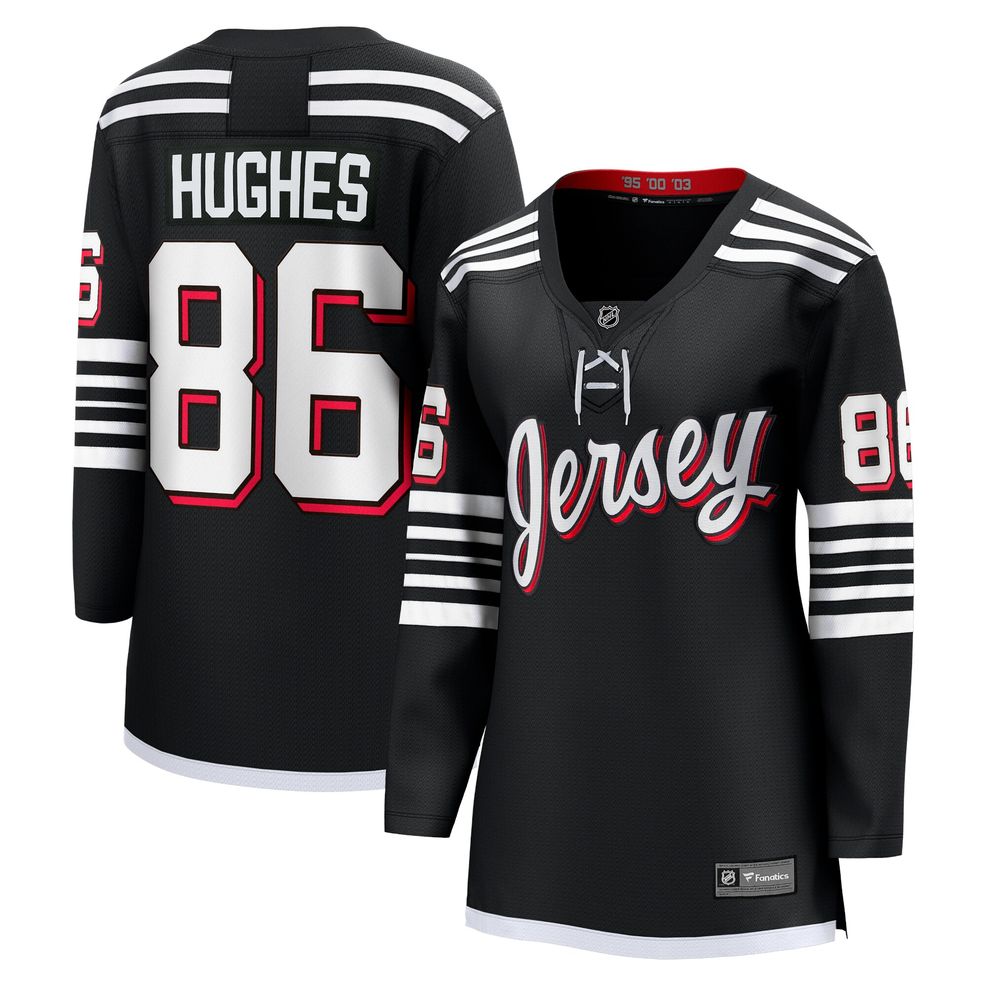 Jack Hughes New Jersey Devils Fanatics Branded Women's Alternate Premier Breakaway  Player Jersey – Black – Collette Boutique