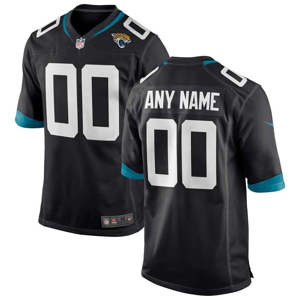 Jacksonville Jaguars Nike Custom Game Jersey – Black – Collette Boutique