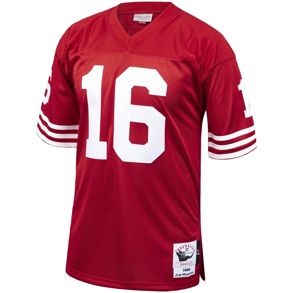 Joe Montana San Francisco 49ers Mitchell & Ness Throwback Retired