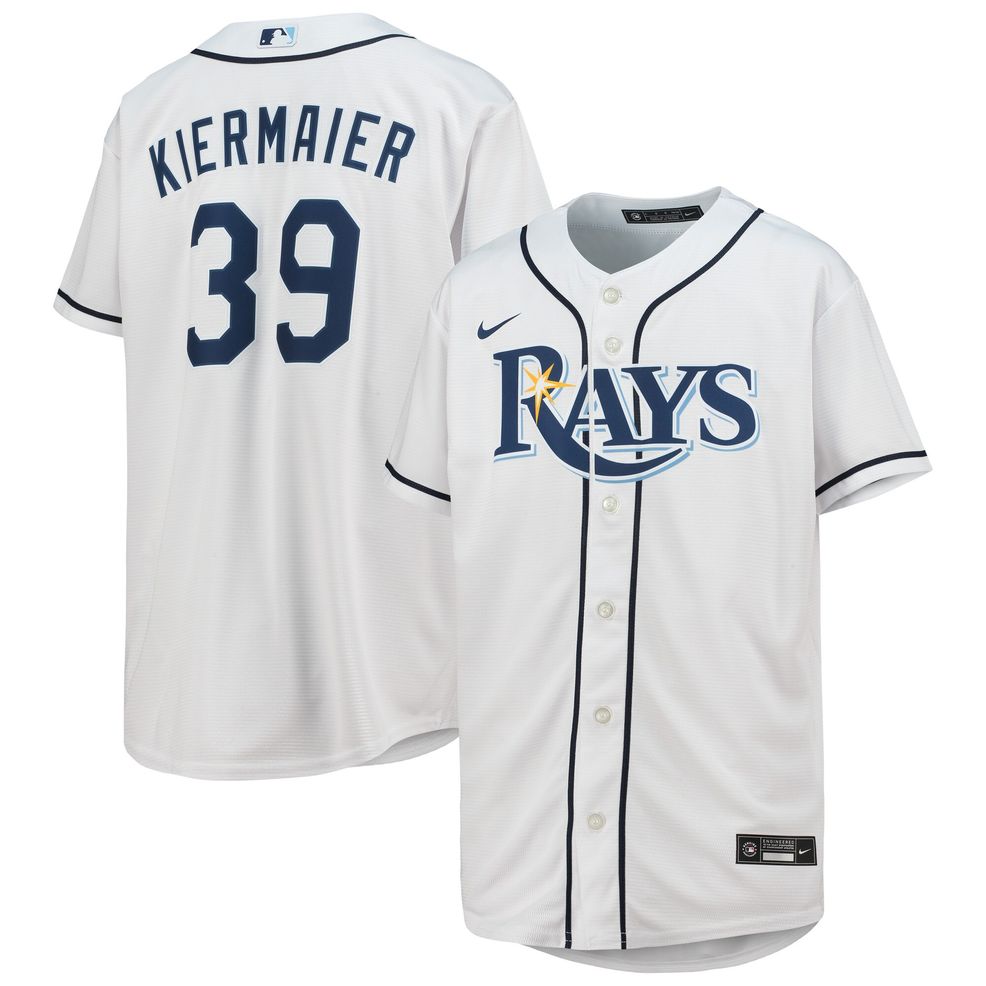 Kevin Kiermaier Tampa Bay Rays Nike Youth Home Replica Player Jersey –  White – Collette Boutique
