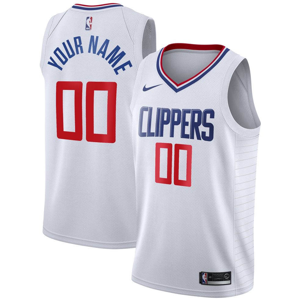 LA Clippers Nike 2020/21 Swingman Custom Jersey – Association
