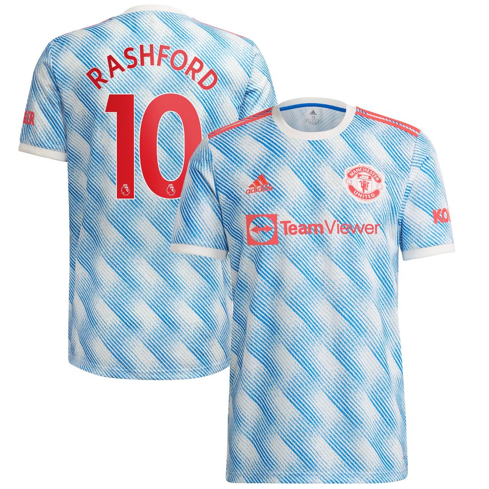 Marcus Rashford Manchester United adidas Youth 2021/22 Away Replica ...