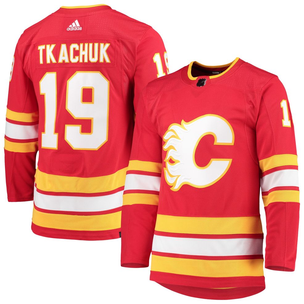 Matthew Tkachuk Calgary Flames adidas Home Primegreen Authentic Pro Player  Jersey – Red – Collette Boutique