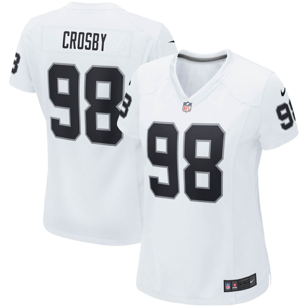 Nike Women's Maxx Crosby Black Las Vegas Raiders Game Jersey