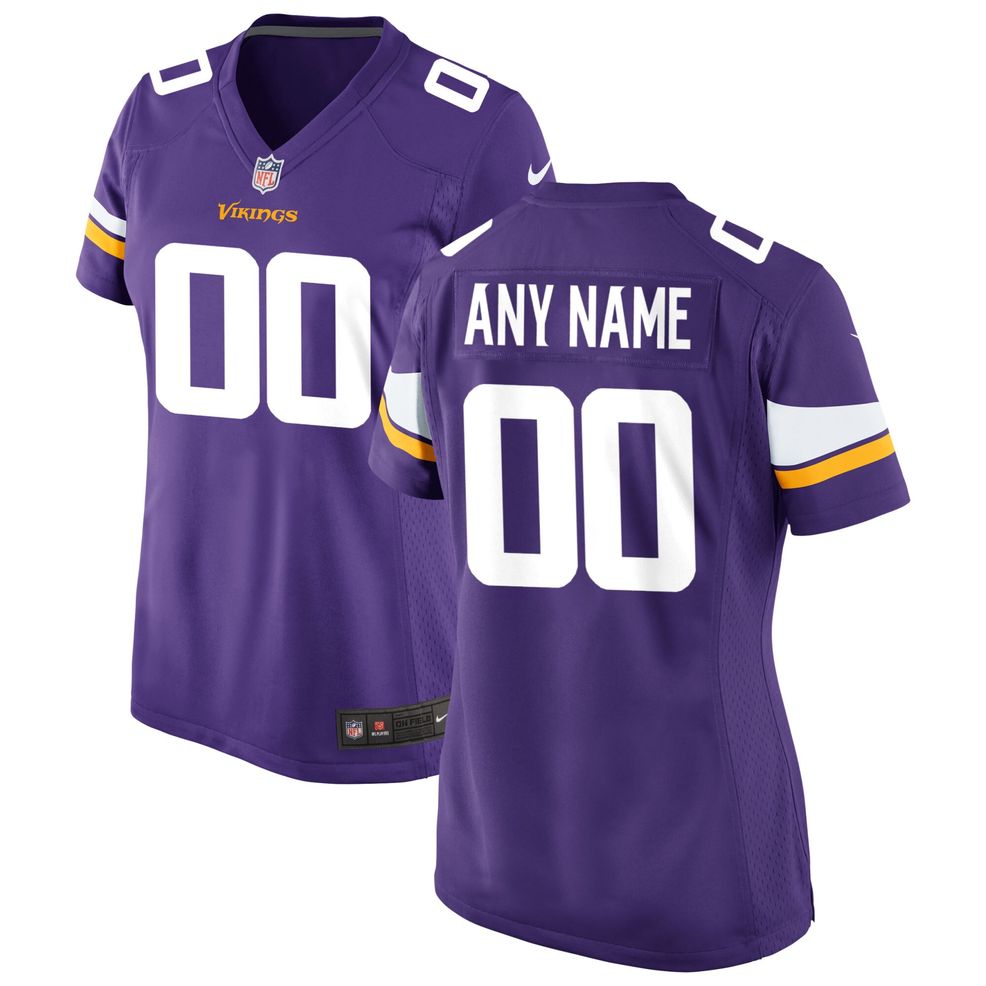 Minnesota Vikings Nike Women's Custom Game Jersey – Purple – Collette  Boutique