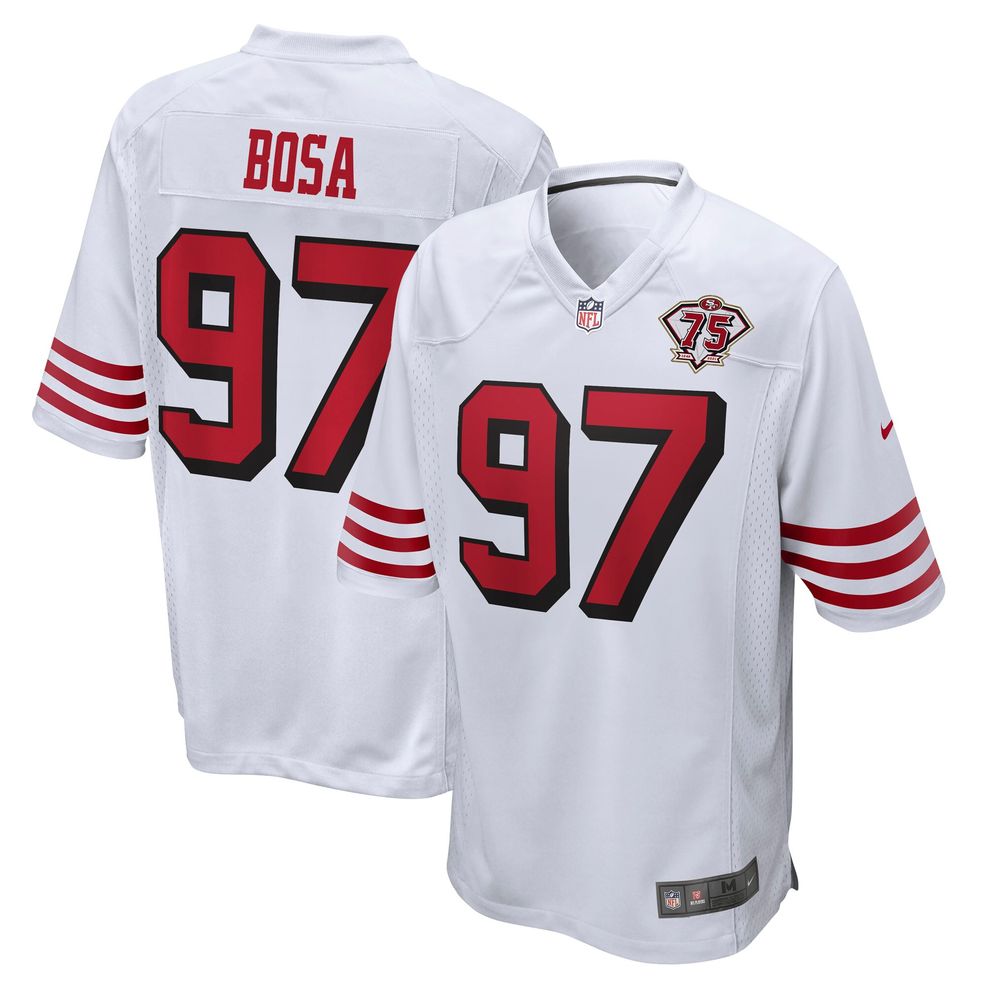 Nick Bosa San Francisco 49ers Nike 75th Anniversary Alternate Game