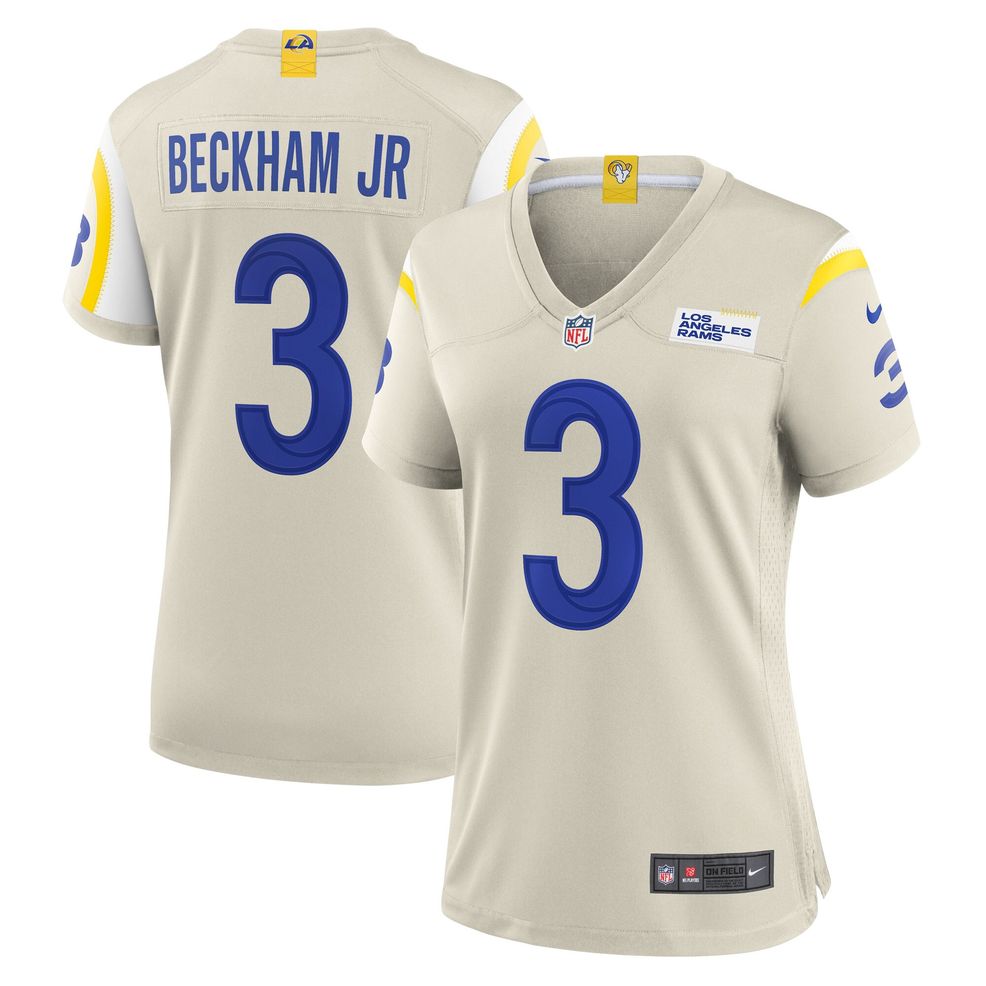 Men's Nike Odell Beckham Bone Los Angeles Rams Game Jersey