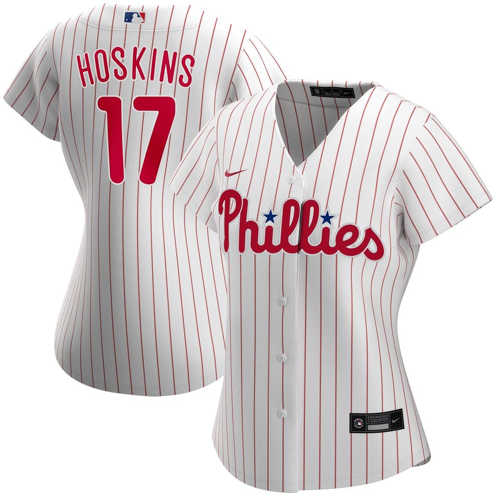 Rhys Hoskins Philadelphia Phillies Nike Women's Home Replica Player Jersey  – White – Collette Boutique