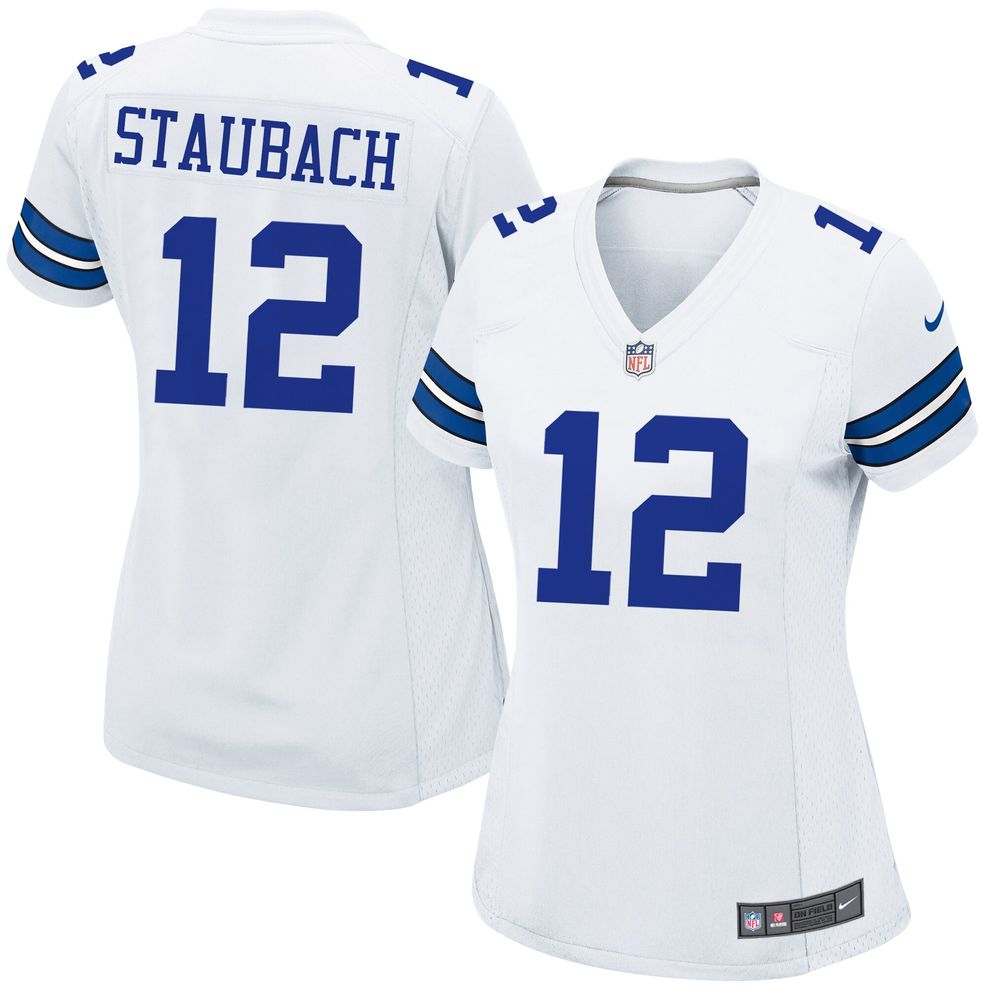 Roger Staubach Dallas Cowboys Mitchell & Ness NFL 100 Retired Player Legacy  Jersey - Platinum