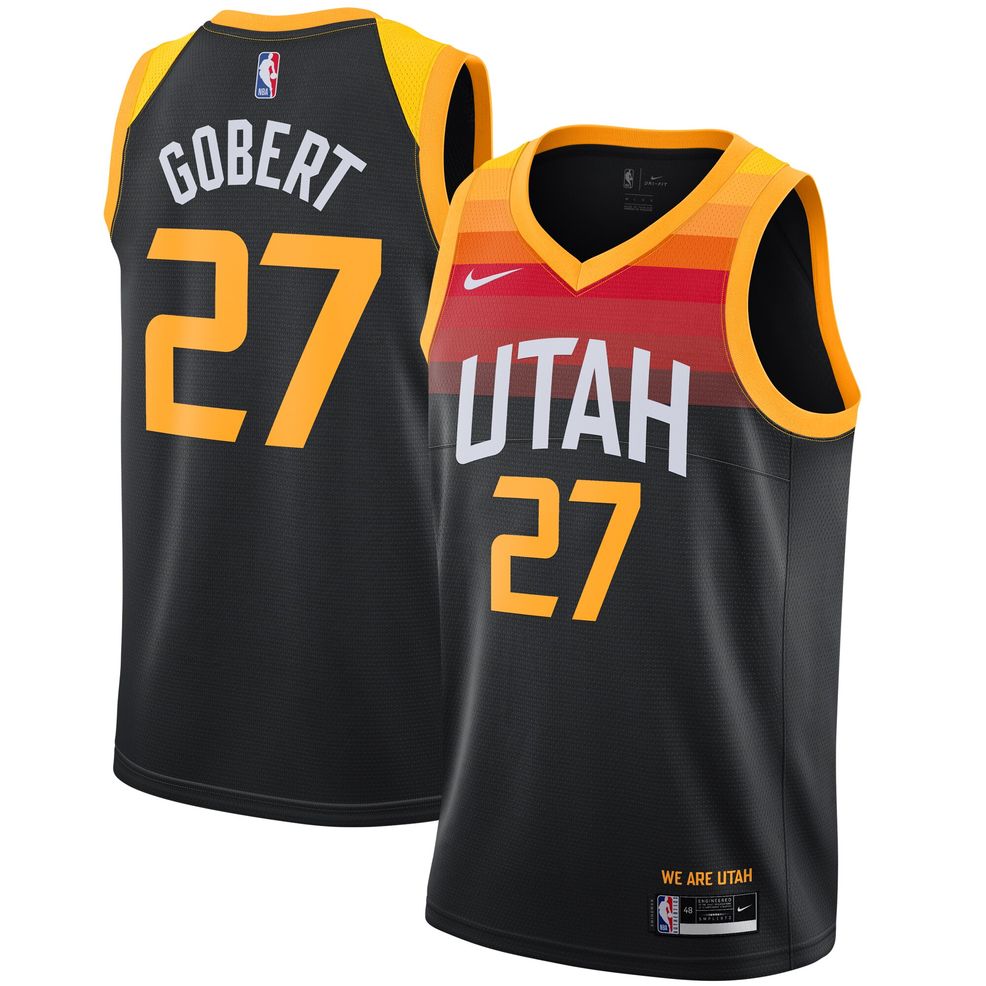 Rudy Gobert Utah Jazz Nike 2021/22 Swingman Player Jersey Black - City  Edition