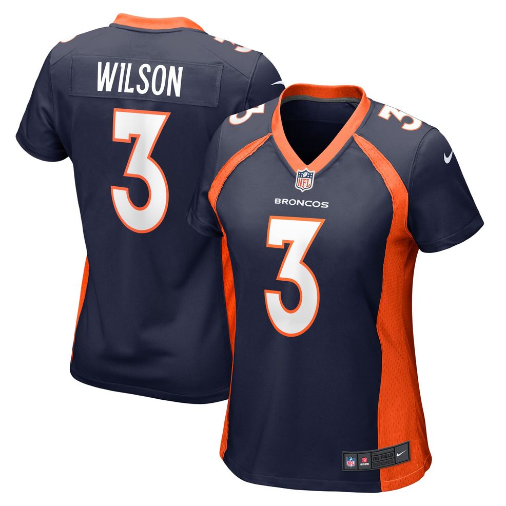 Nike Russell Wilson Navy Denver Broncos Alternate Game Jersey