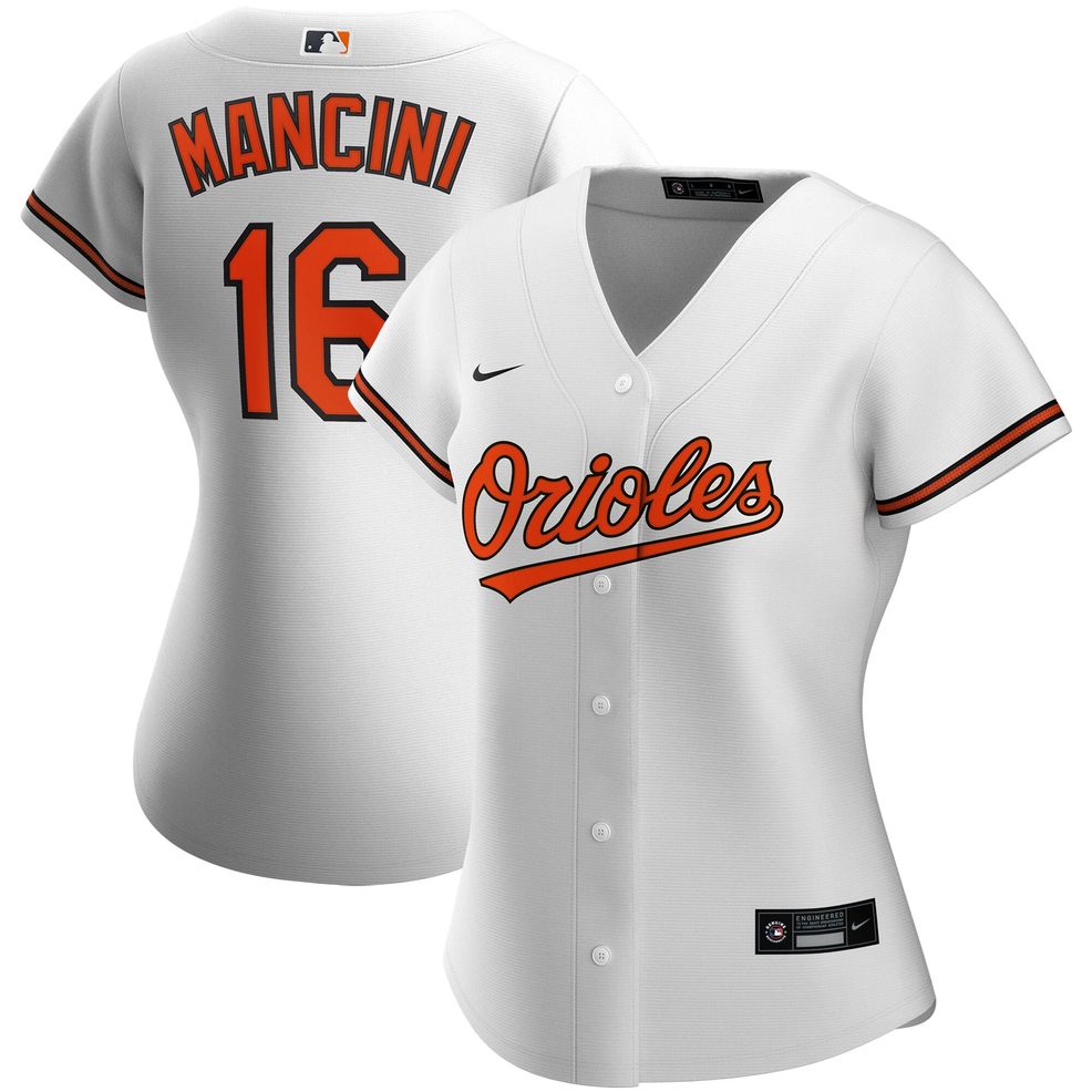 Men's Baltimore Orioles Trey Mancini Nike White Home Authentic Player Jersey