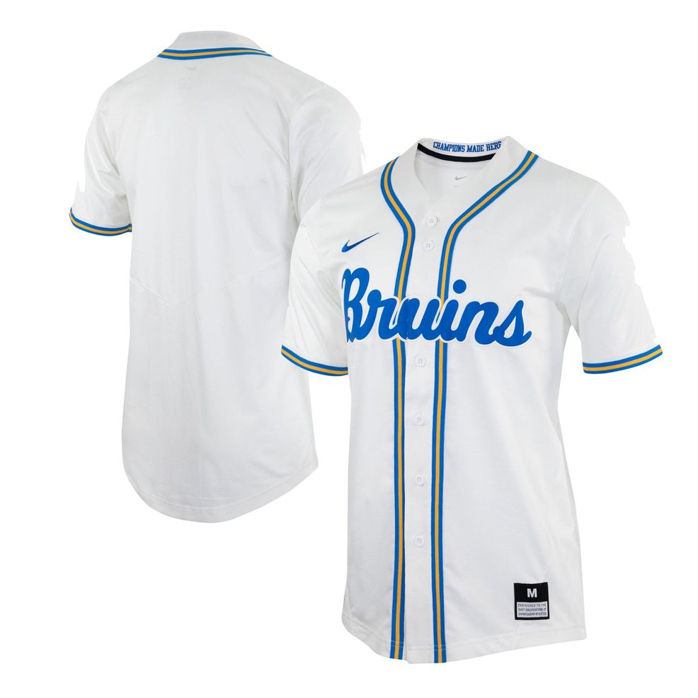 UCLA Bruins Nike Replica Baseball Jersey – White – Collette Boutique