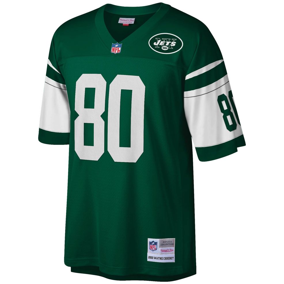 New York Jets Mitchell & Ness Printed Logo T-Shirt - Mens